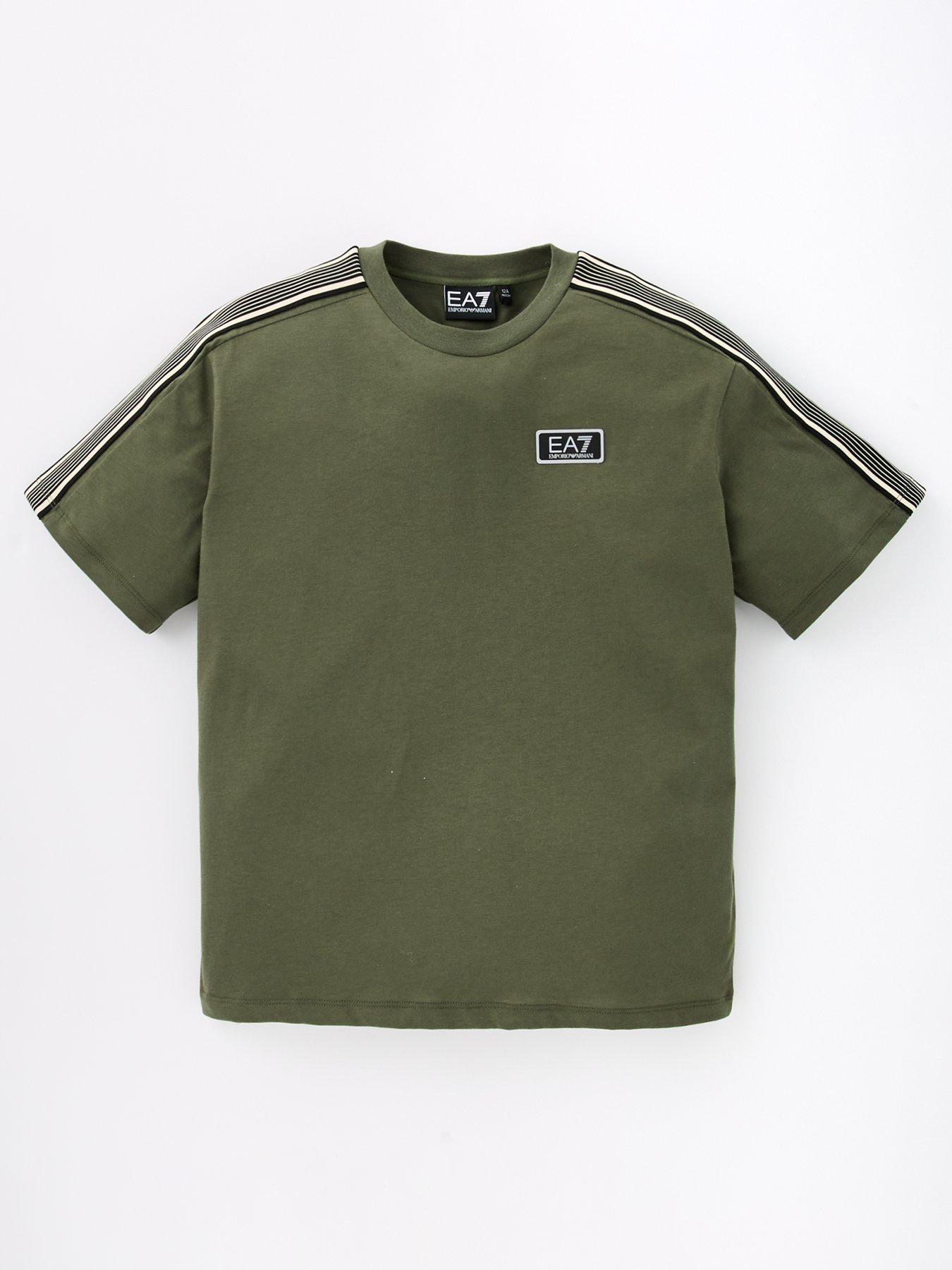 Khaki armani t shirt clearance