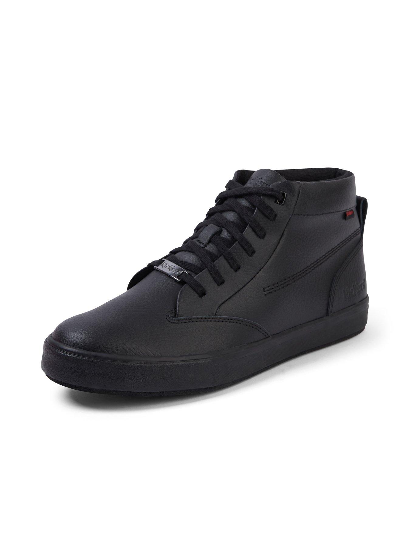 Image 6 of 6 of Kickers Tovni Tumble Hi Lace Up Boots - Black
