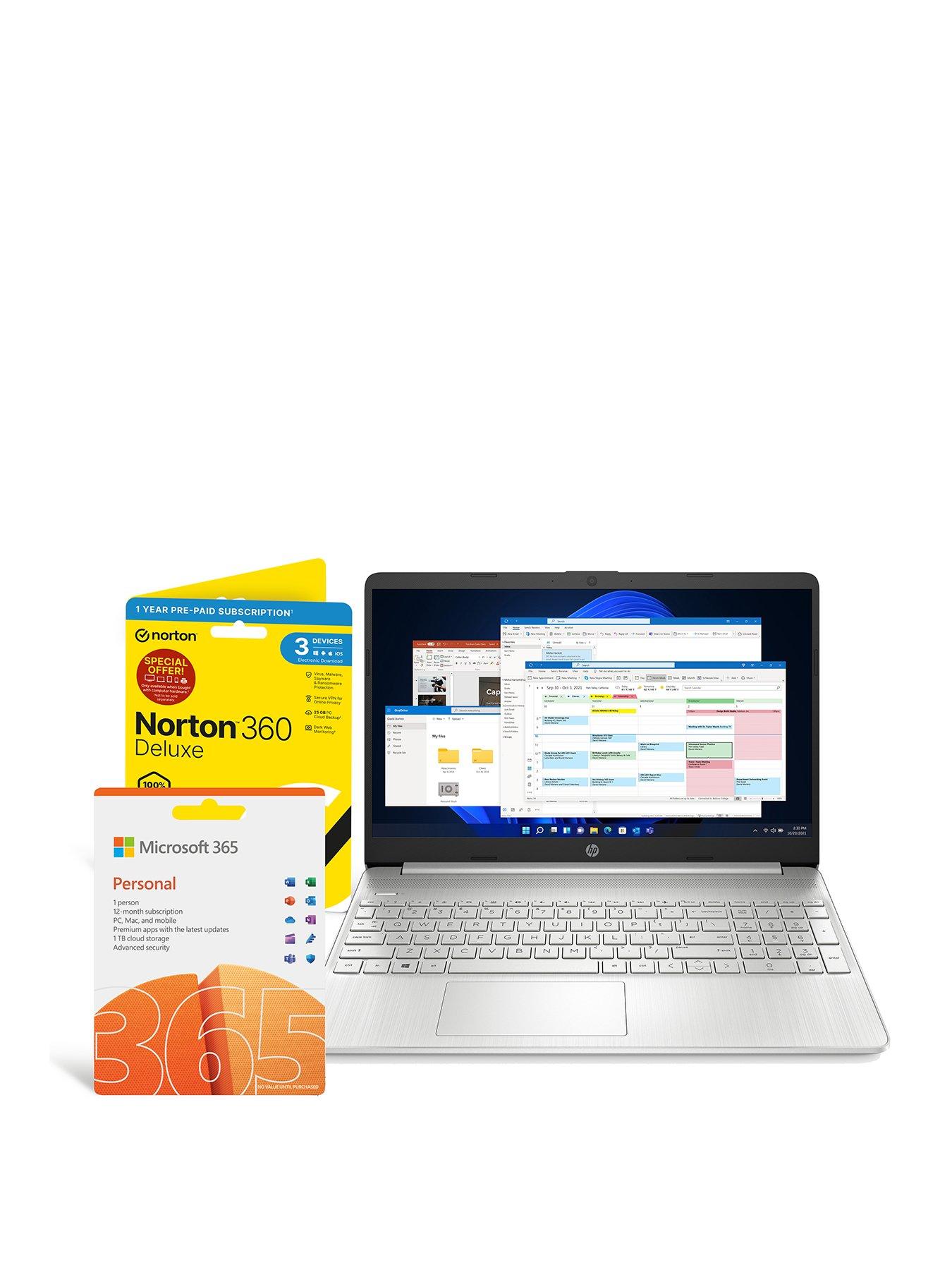  image of hp-15s-eq2020na-amd-ryzen-3-8gb-ram-256gb-ssd-15in-full-hd-laptop-with-m365-personal-1-year-norton-360-deluxe-3-devices-1-year
