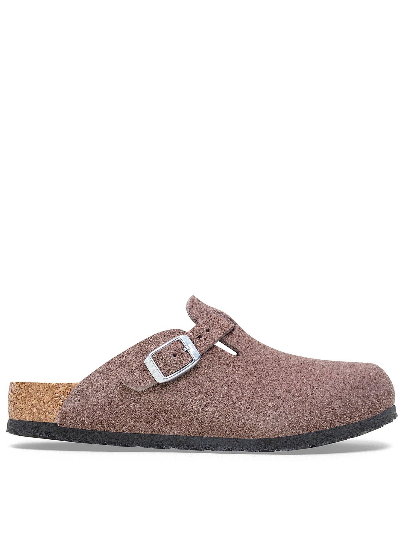  image of birkenstock-kids-boston-suede-classic-clog