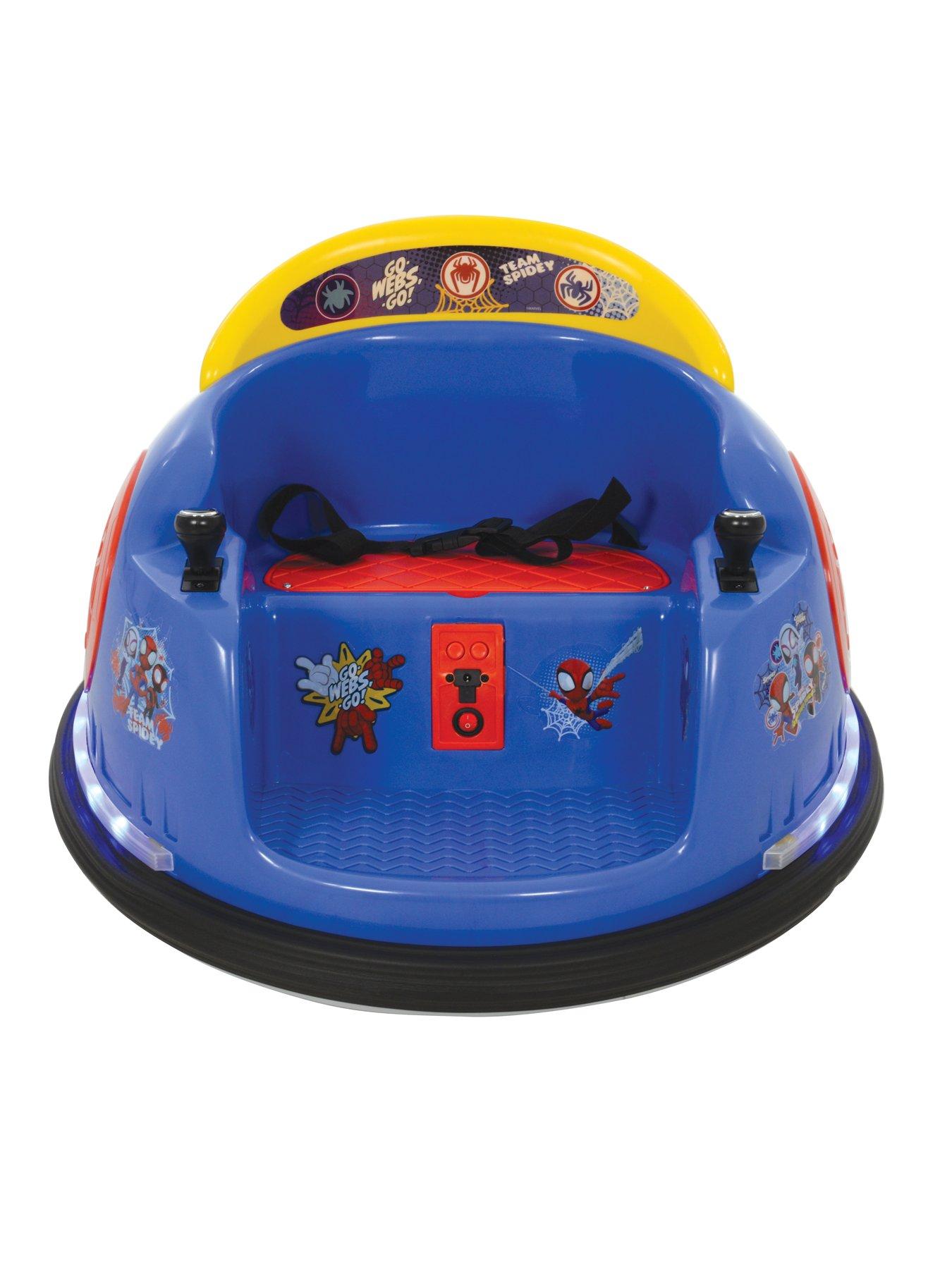 Image 4 of 8 of Spidey and His Amazing Friends Spidey &amp; His Amazing Friends 6V Electric Bumper Car Ride On