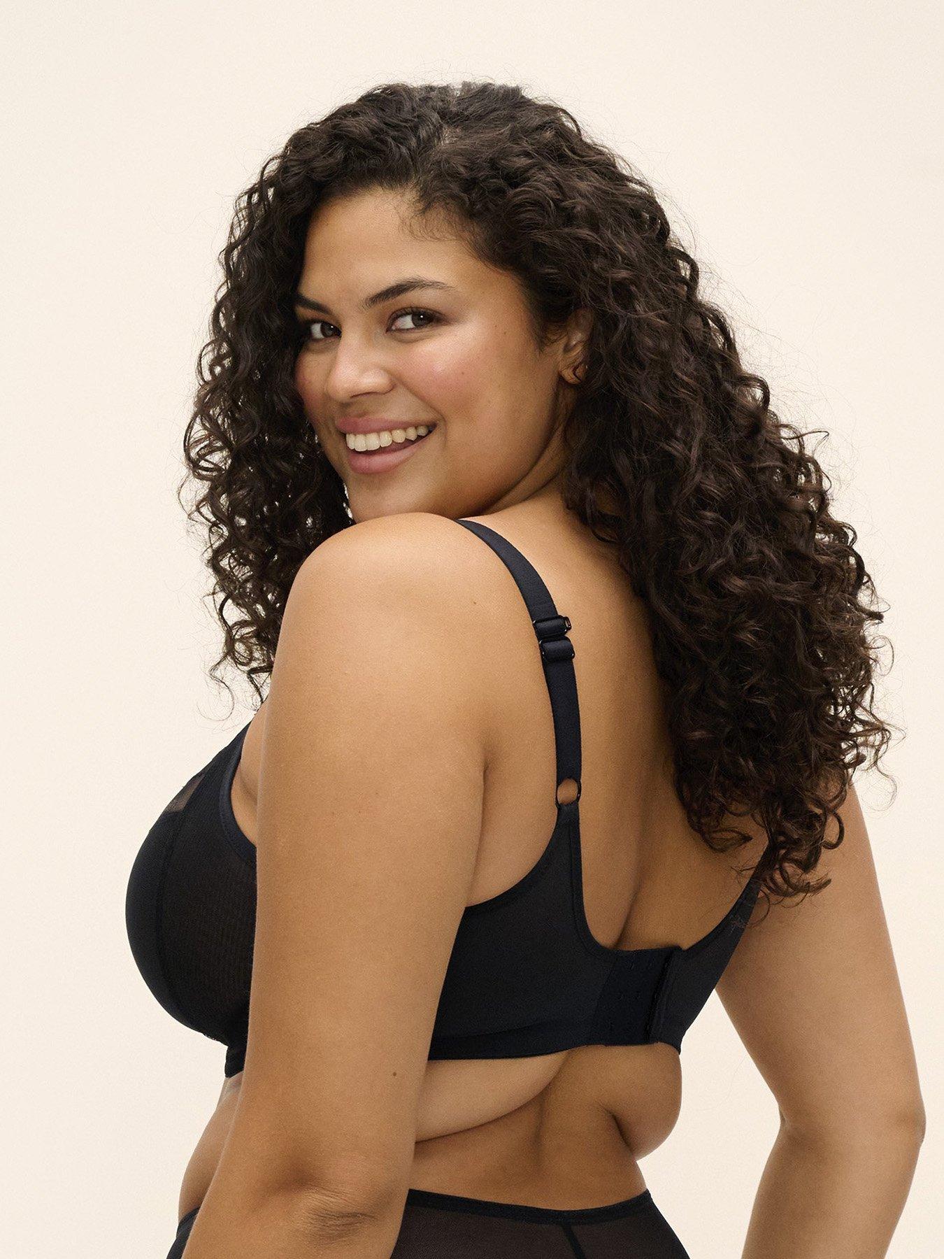 Image 4 of 4 of Elomi Matilda Underwired Plunge Bra - Black