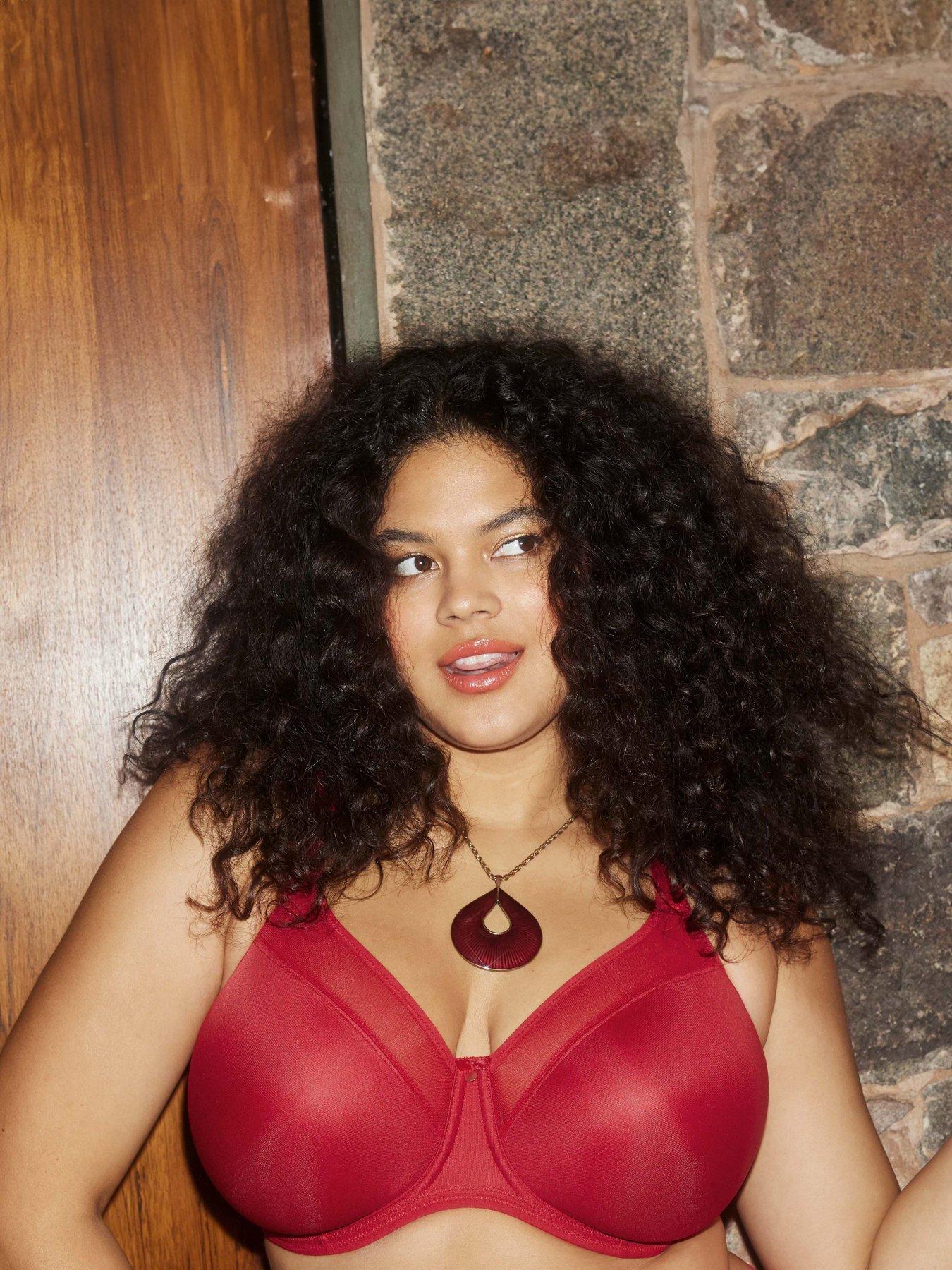undefined Smooth Underwired Moulded Non Padded Bra - Red