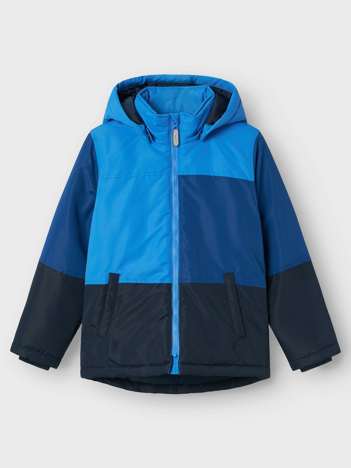 undefined Boys Max Colour Block Jacket - Blue