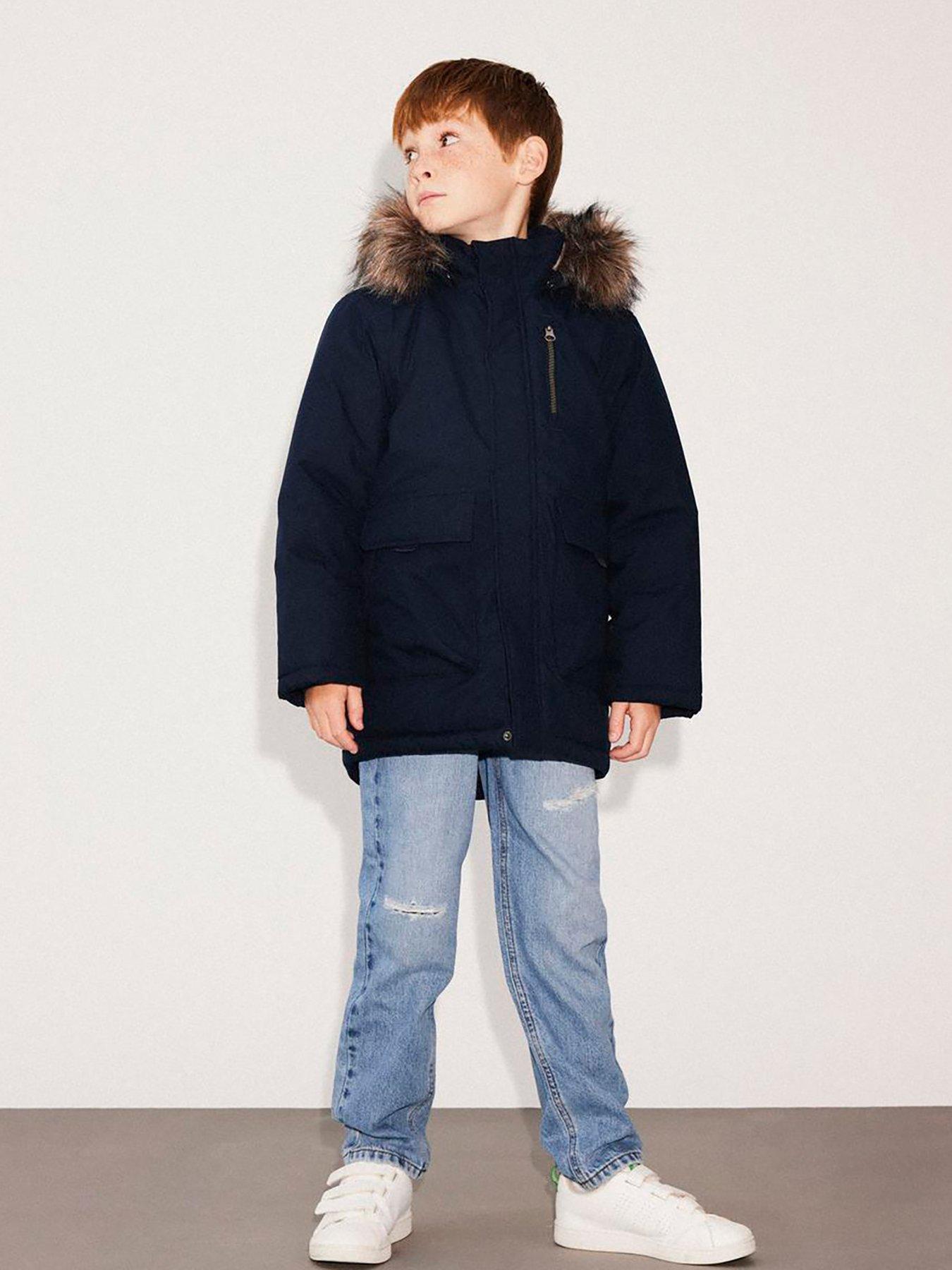 undefined Boys Parka - Navy