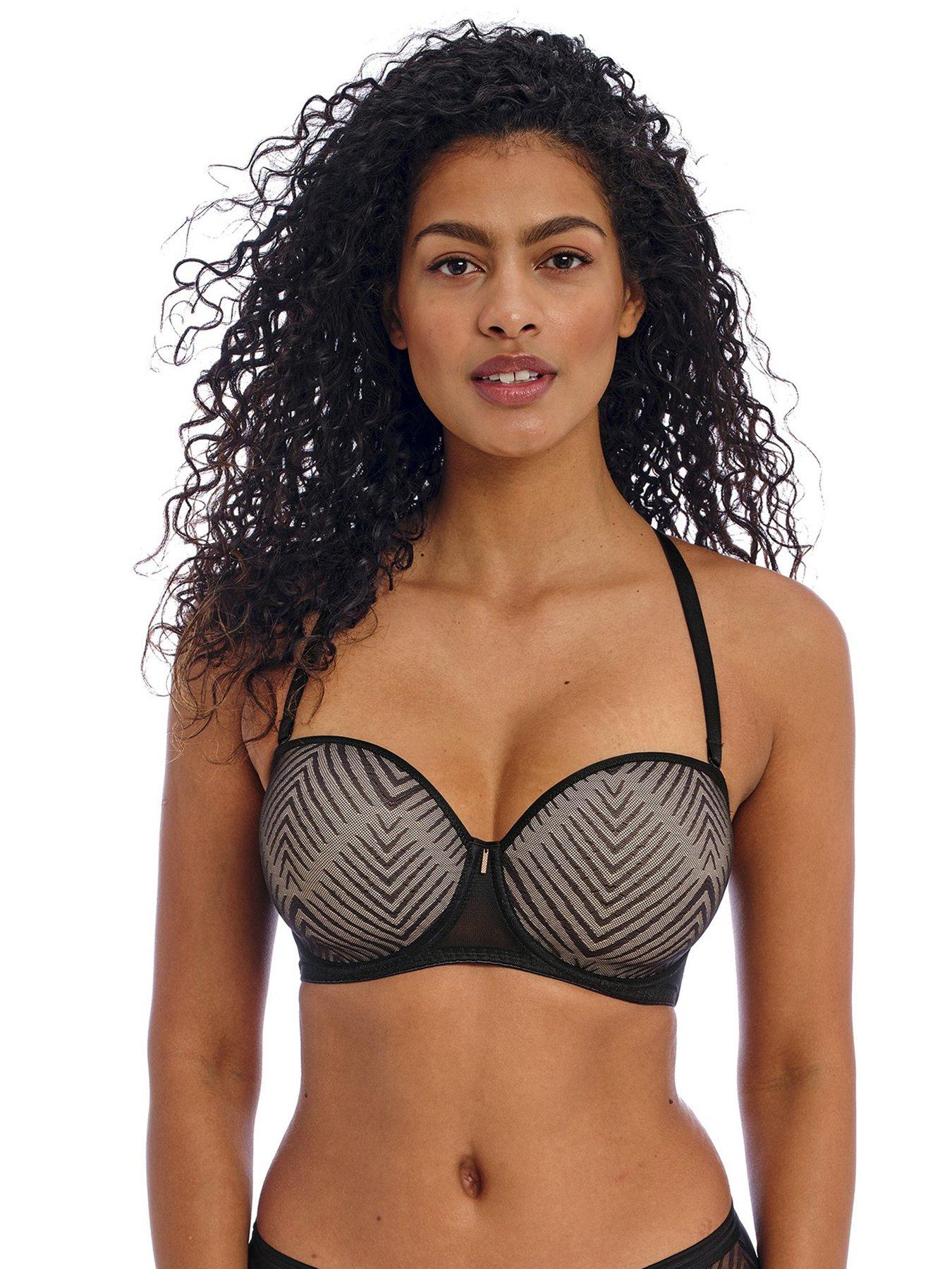 Freya Tailored Underwired Moulded Strapless Bra - Black