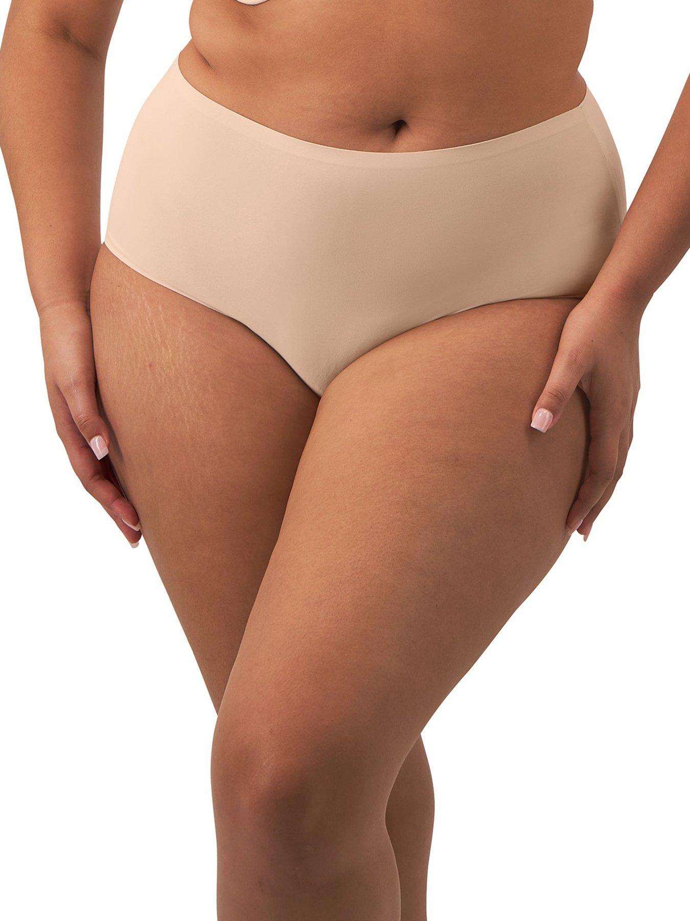undefined Smoothease Invisible Stretch Curve Brief - Beige