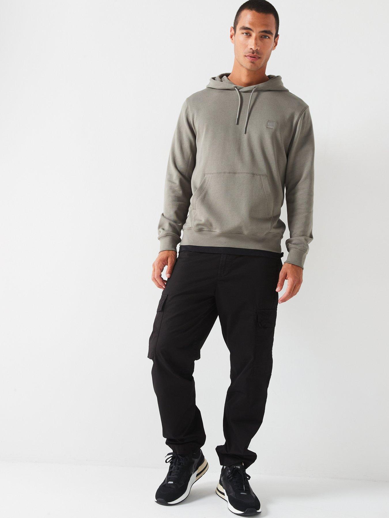 Image 3 of 4 of BOSS Wetalk Left Chest Overhead Hoodie - Grey