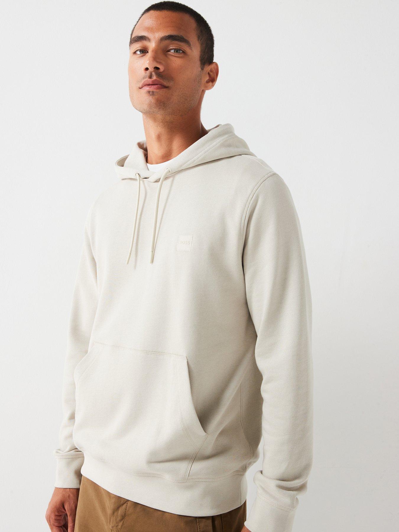 Image 1 of 4 of BOSS Wetalk Left Chest Overhead Hoodie - Light Beige