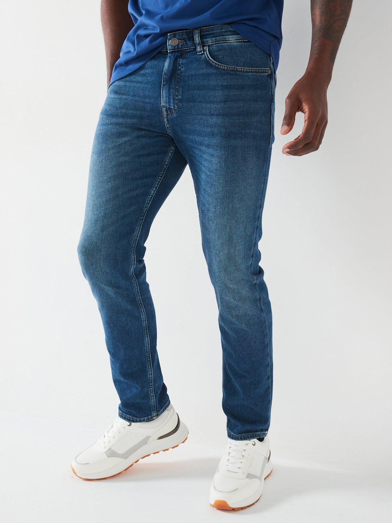  image of boss-delaware-slim-fit-jeans-midi-wash