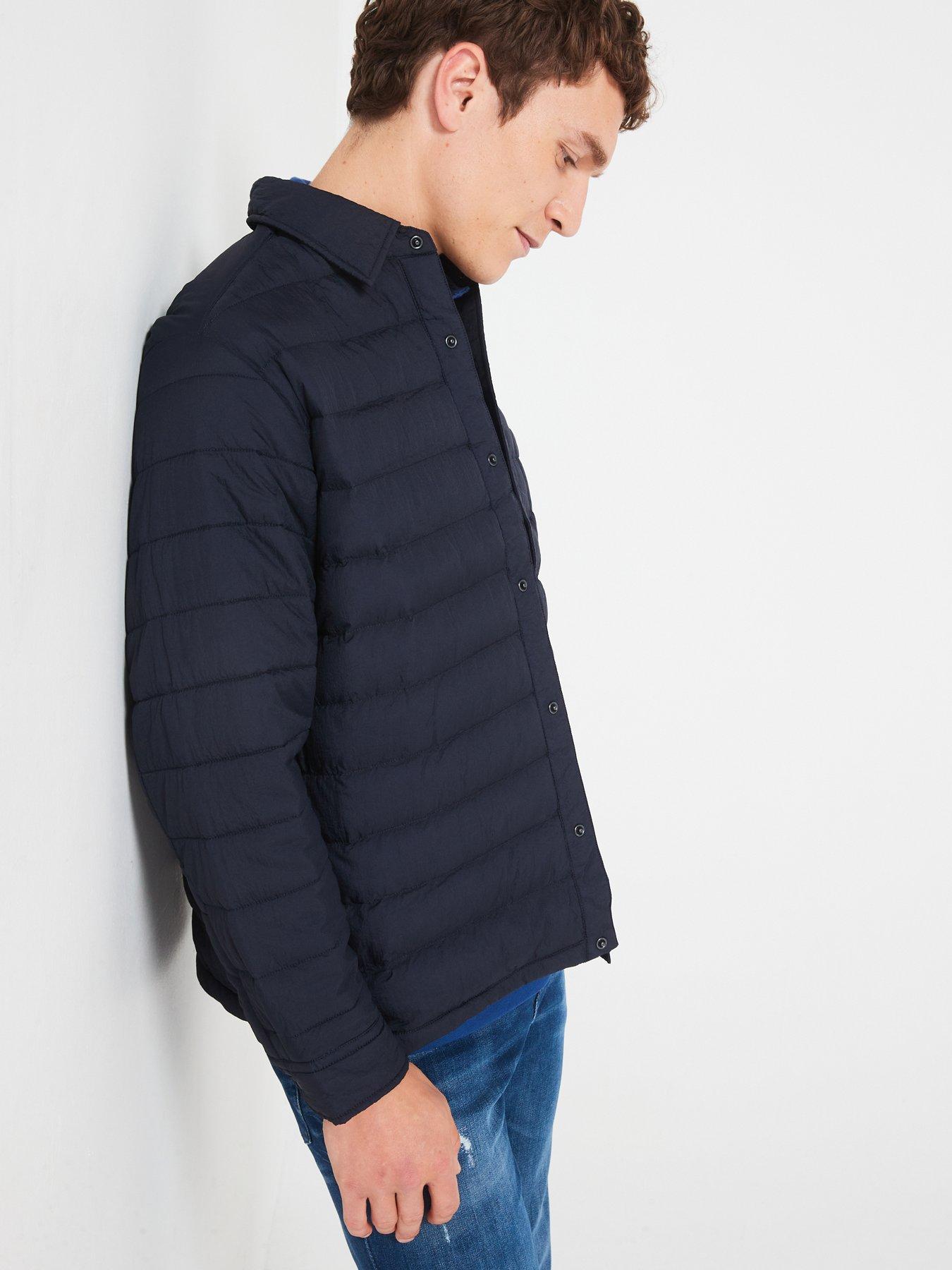  image of boss-lambizzo-m-oversize-quilted-button-thru-shacket-navy