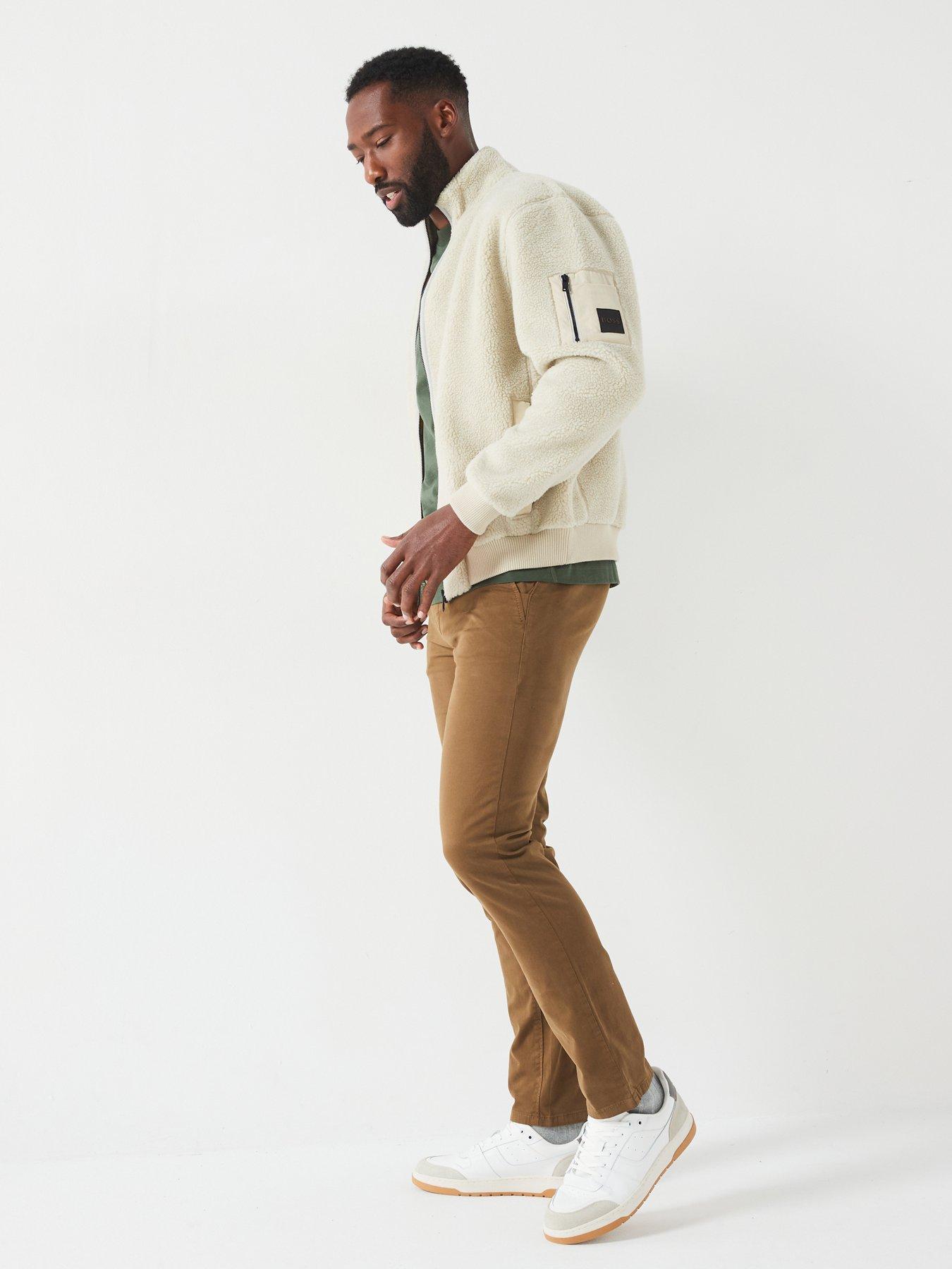  image of boss-slim-fit-chinos-khaki