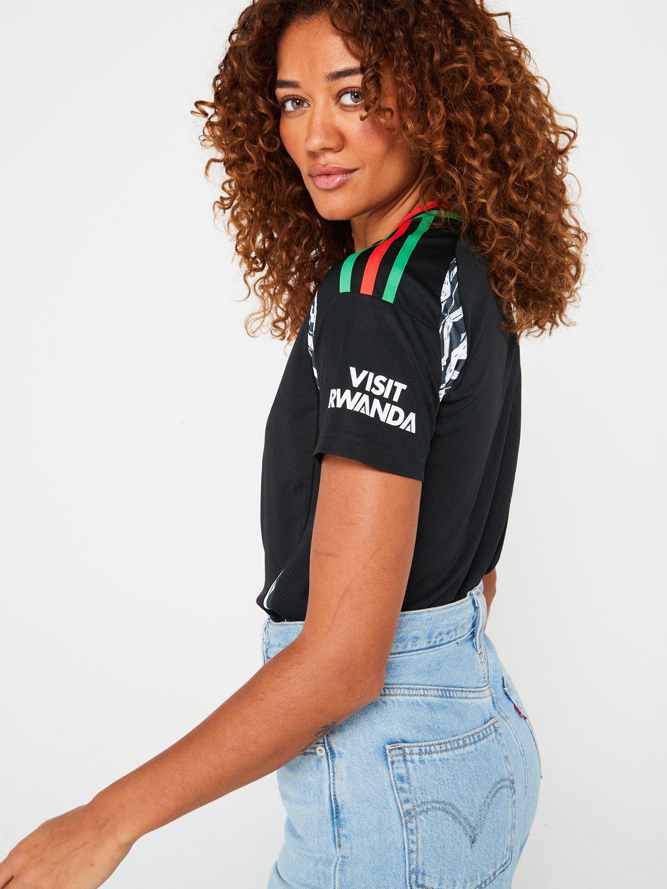  image of adidas-arsenal-womens-2425-away-stadium-replica-shirt--black