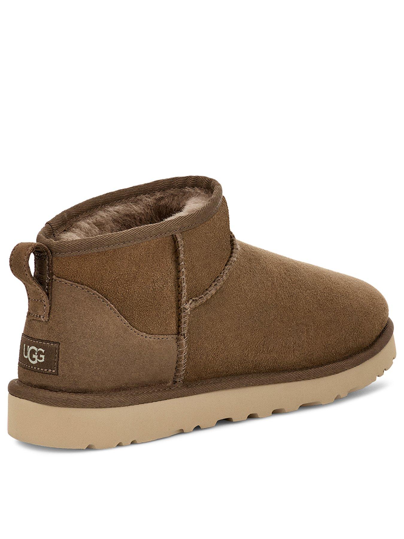 UGG Men s Classic Ultra Mini Boots Brown littlewoods