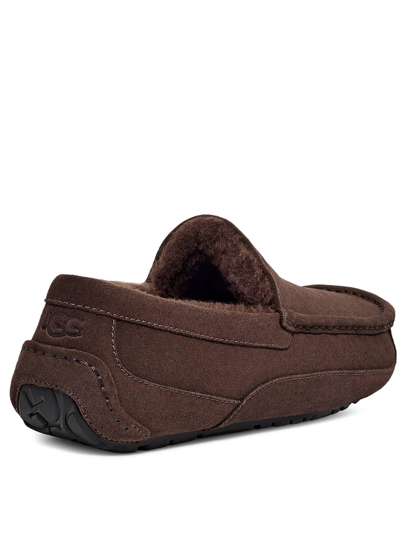  image of ugg-mens-ascot-slipper-brown