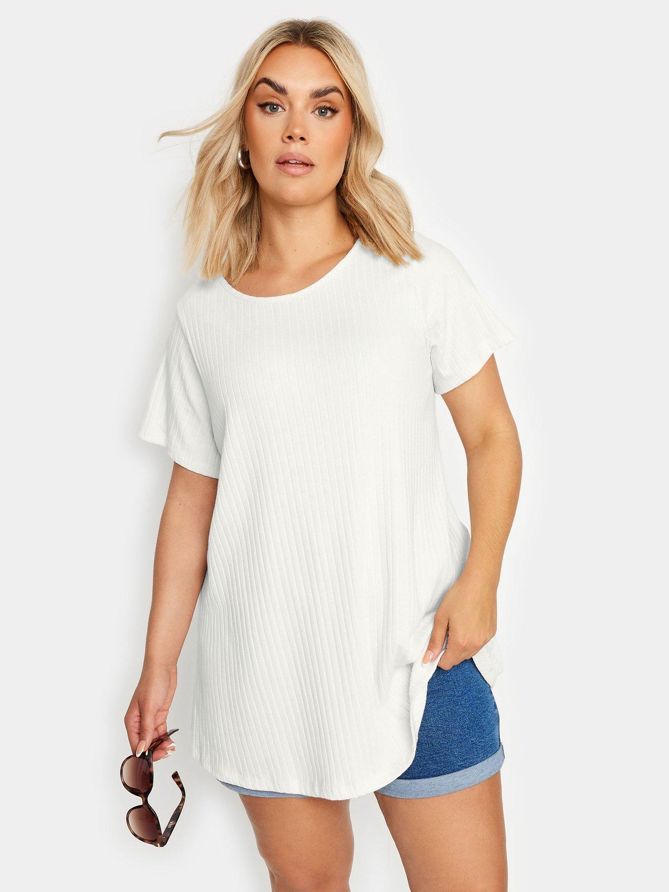  image of yours-curve-ribbed-swing-top-white