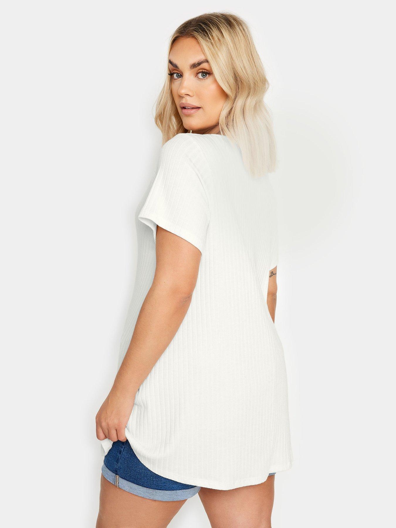  image of yours-curve-ribbed-swing-top-white