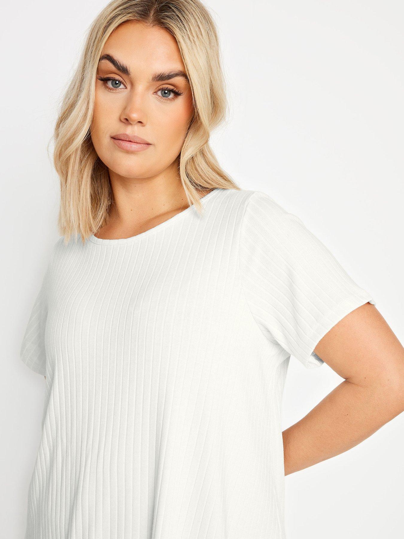  image of yours-curve-ribbed-swing-top-white