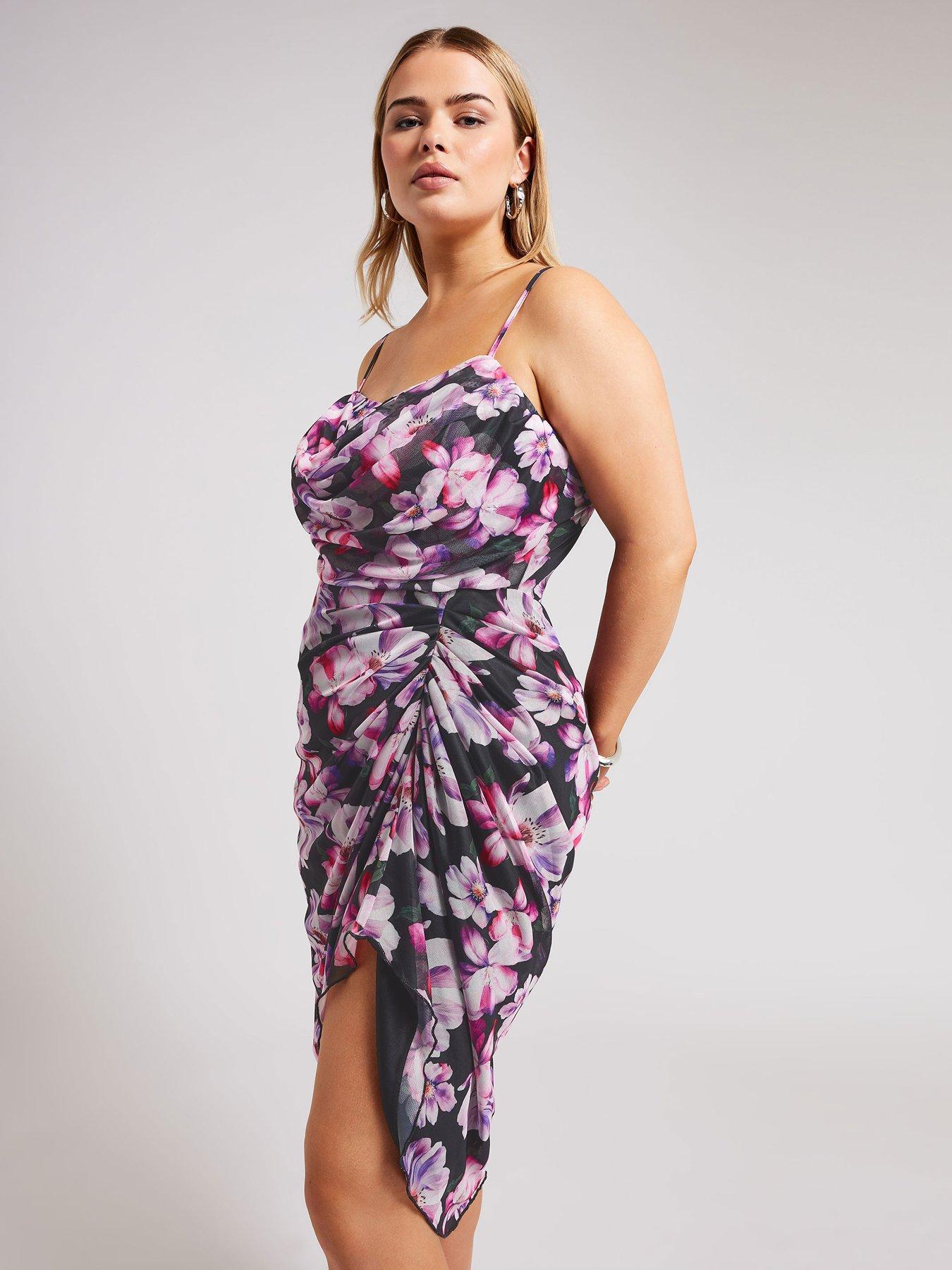 South Beach Ombre Metallic Long Sleeve Maxi Dress Multi littlewoods