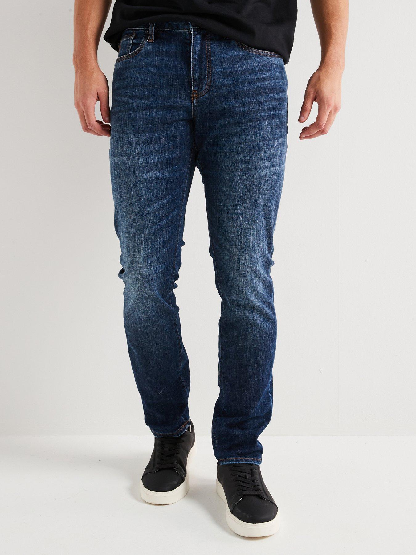 Armani Exchange J14 Skinny Fit Jeans Midi Wash Littlewoods