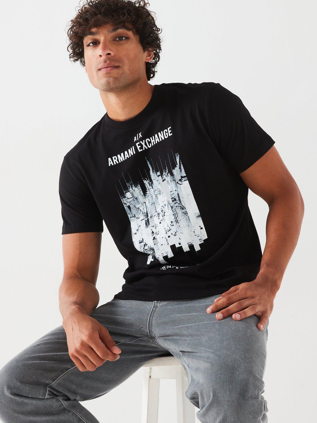  image of armani-exchange-new-york-graphic-t-shirt-black