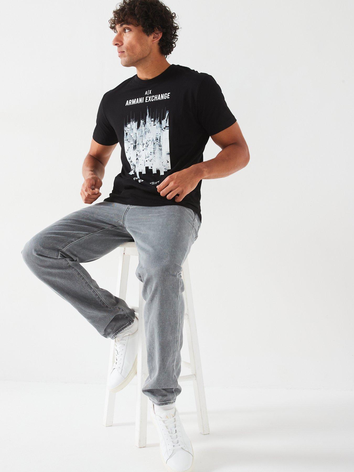  image of armani-exchange-new-york-graphic-t-shirt-black