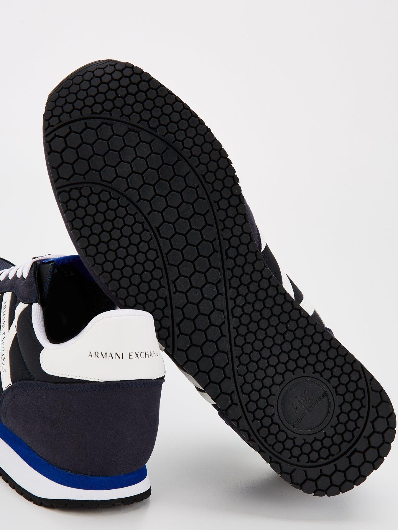 image of armani-exchange-classic-runners-navywhite