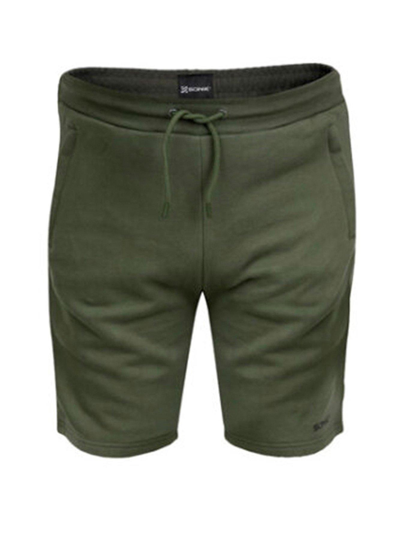 undefined Green Fleece Shorts