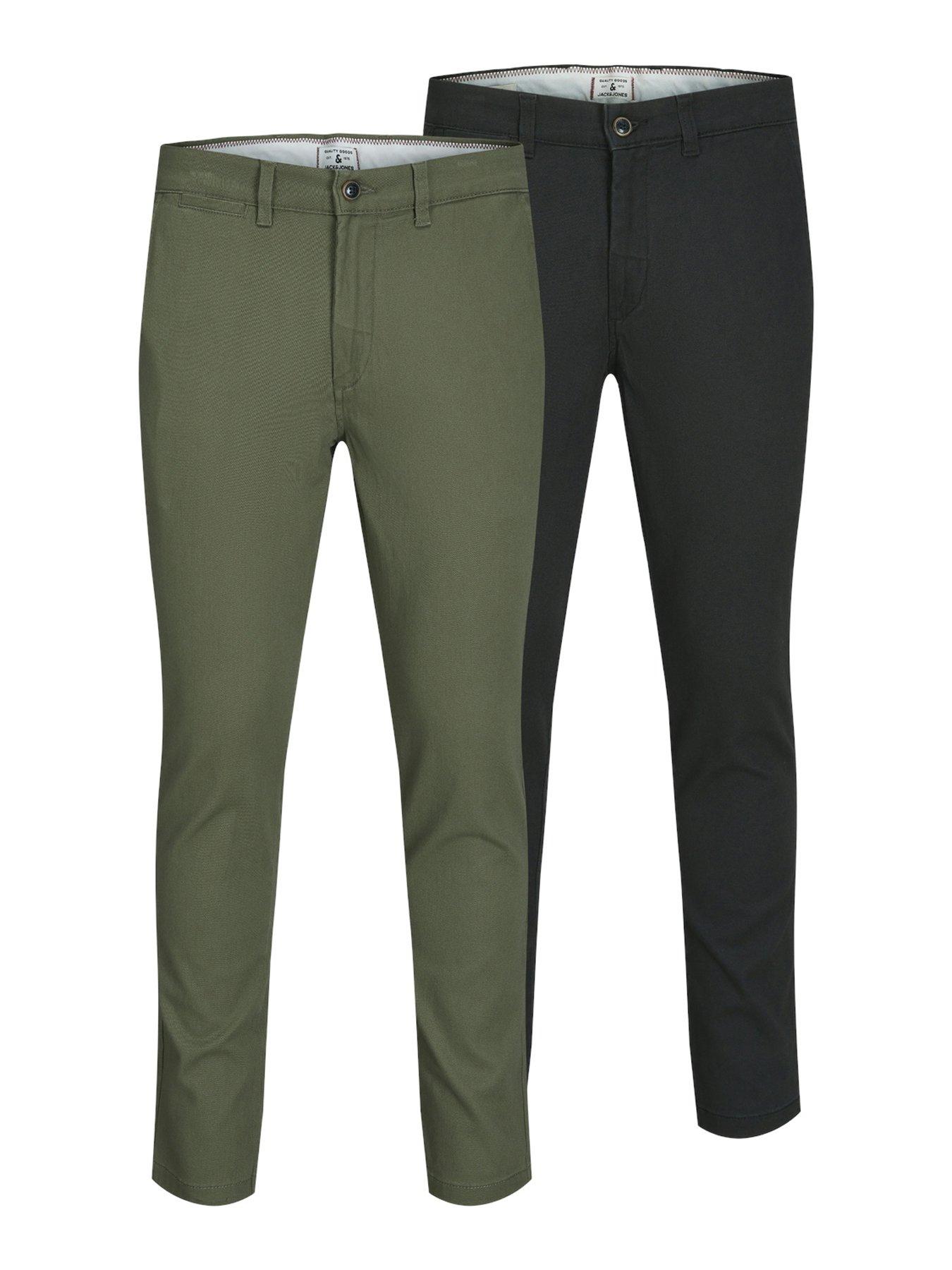 Jack & Jones 2-Pack Marco Dave Chino Trousers - Multi