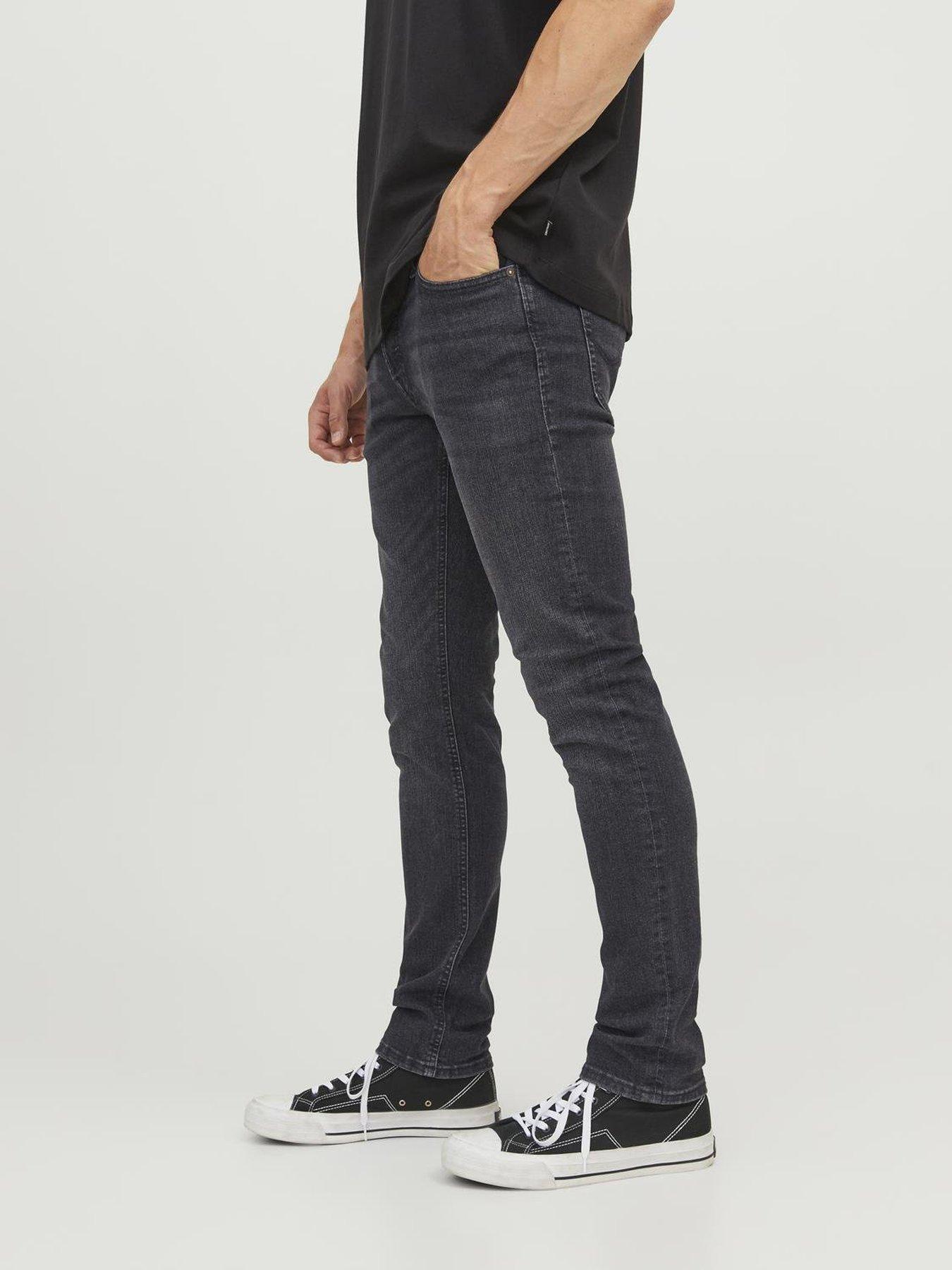 image of jack-jones-glenn-slim-fit-jeans-black