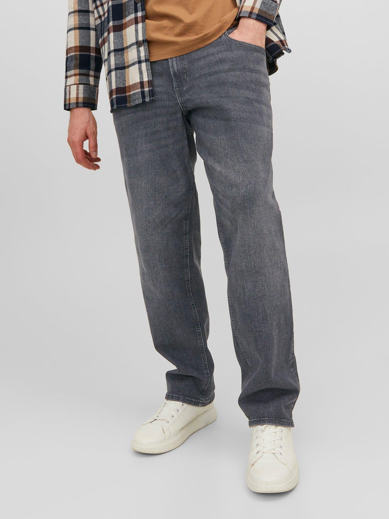 Jack & Jones Jack  &  Jones Plus Mike Regular Tapered Jeans - Dark Wash Blue