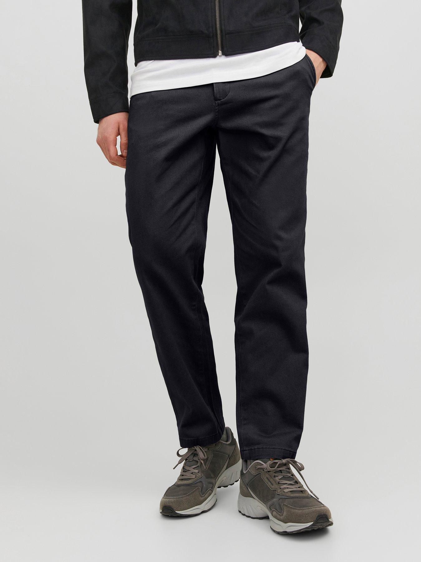 undefined & Amp; Kane Dave Relaxed Fit Chino Trousers - Black
