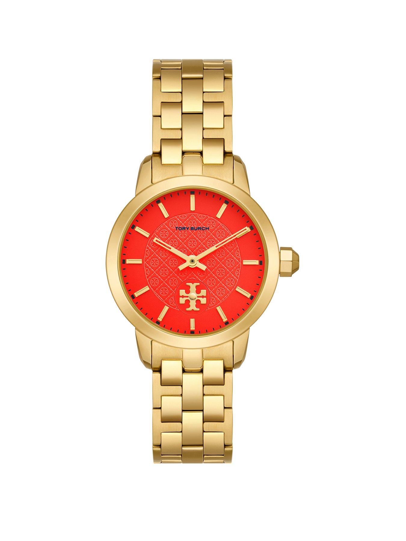 Tory Burch The Eleanor Three Hand Two Tone Stainless Steel Watch littlewoods