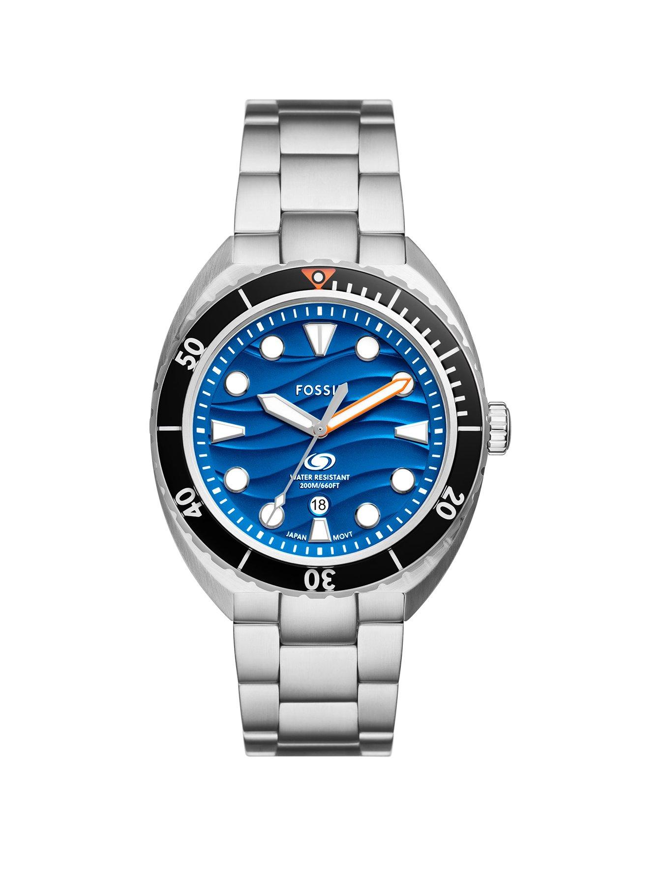 Image 1 of 4 of Fossil Breaker 3&nbsp;-Hand Date Stainless Steel Watch