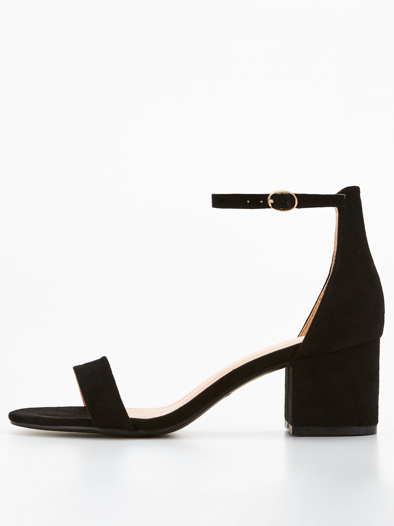 undefined Block Heel Sandal - Black