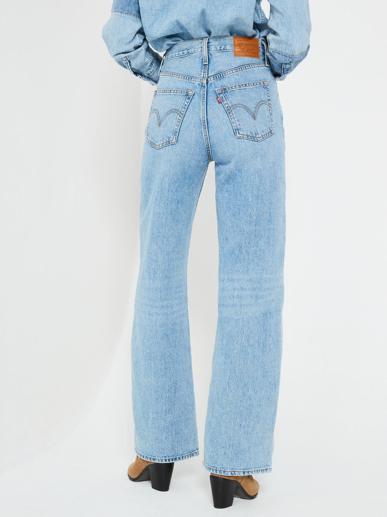 Image 2 of 6 of Levi's Ribcage Wide-leg Jeans - Far And Wide&nbsp;- Blue