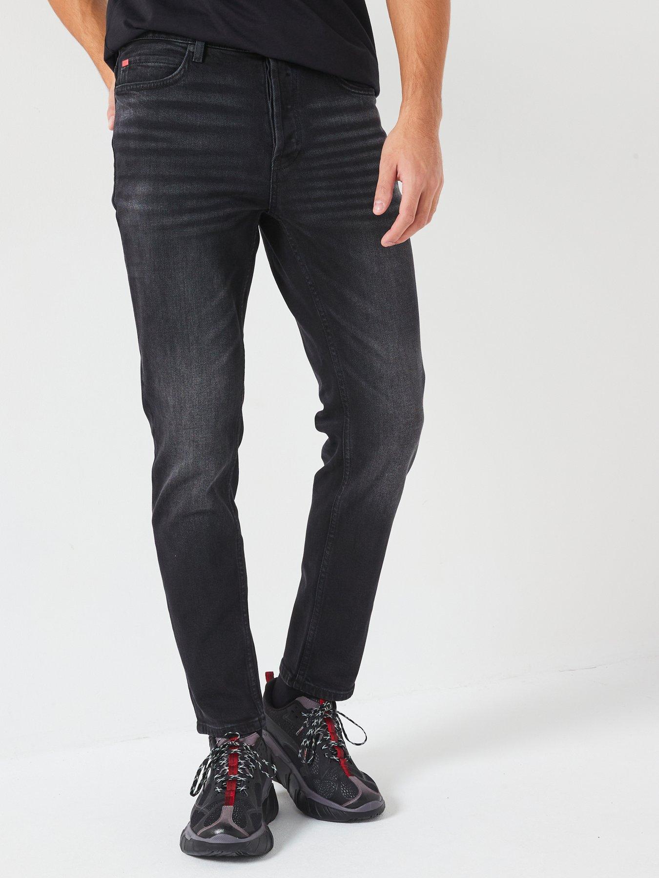 HUGO 634 Tapered Fit Jeans - Dark Grey