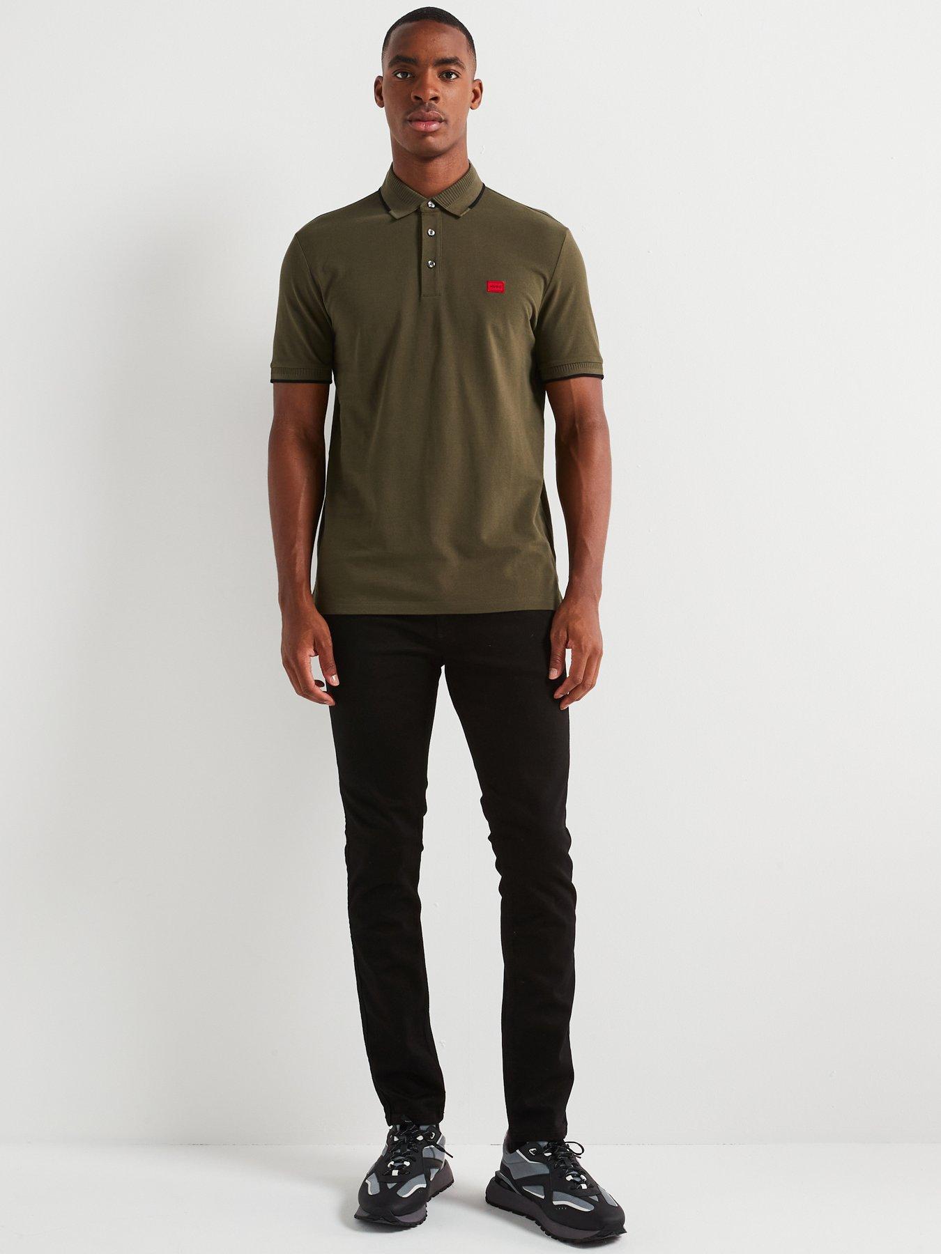 image of hugo-734-extra-slim-fit-jeans-black