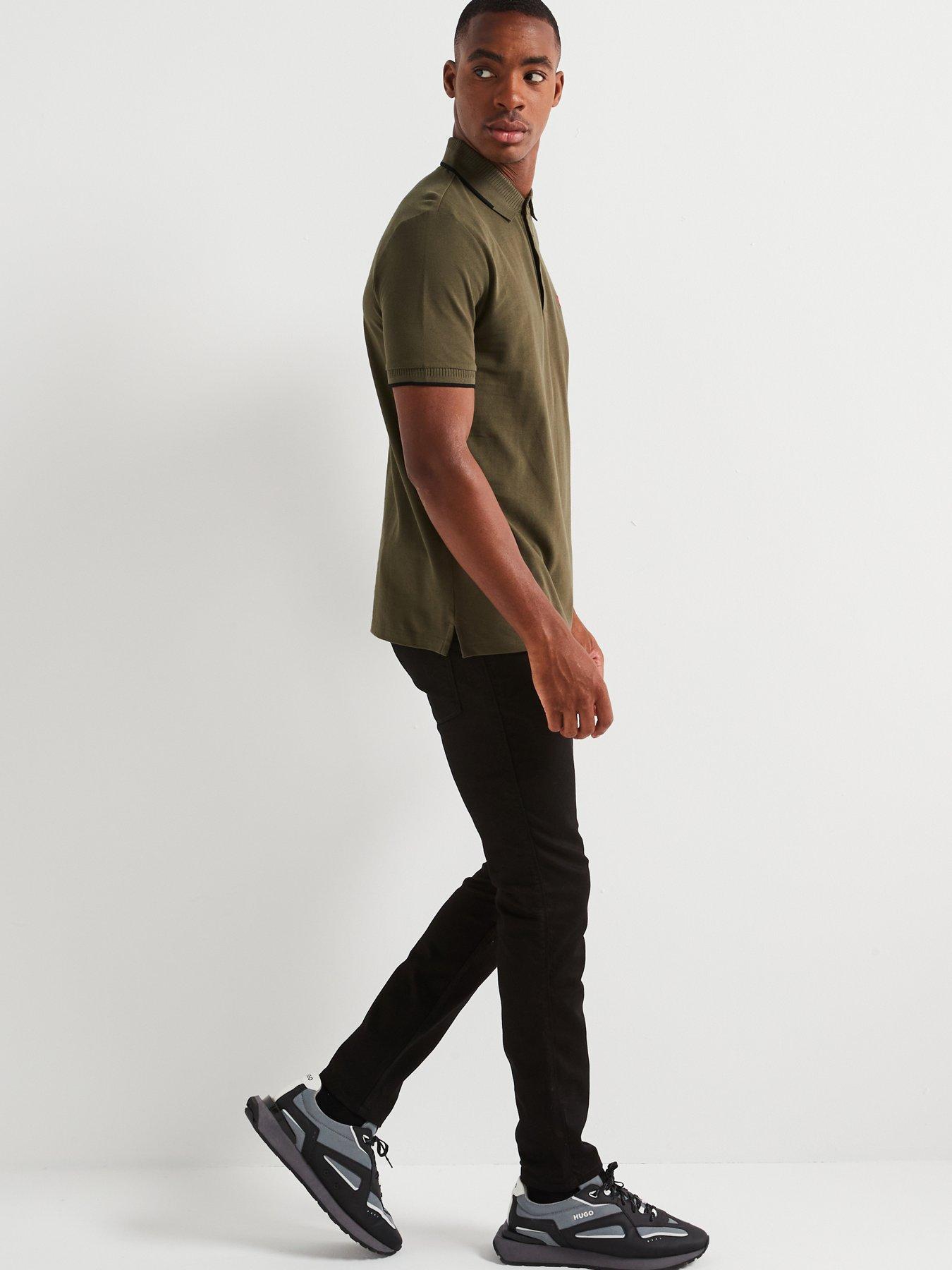  image of hugo-734-extra-slim-fit-jeans-black