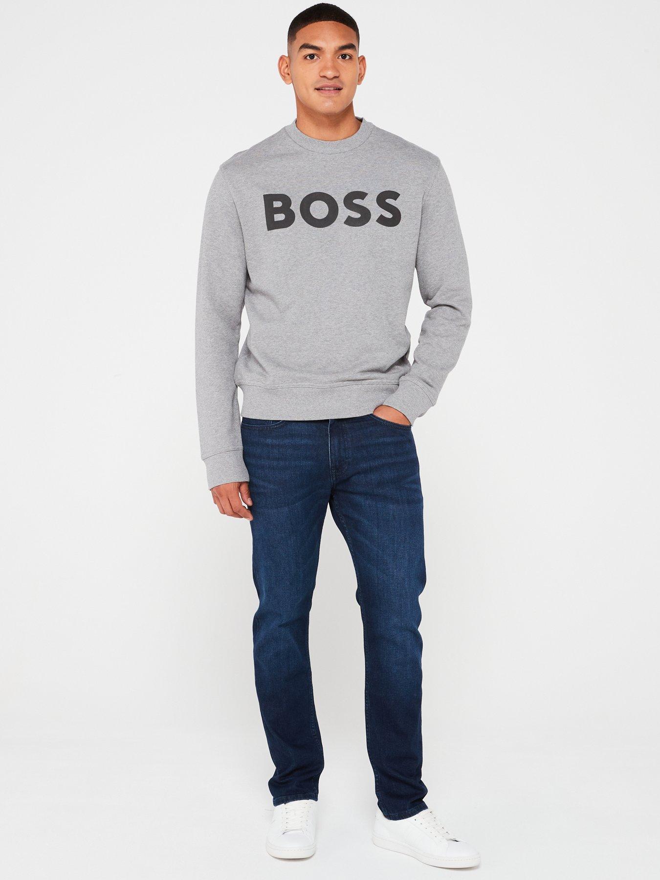 Image 3 of 4 of BOSS Mens Delaware &nbsp;Slim Fit Stretch Jeans - Dark Blue