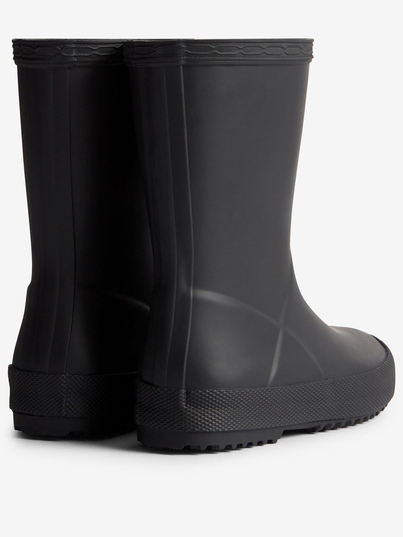  image of hunter-kids-first-matte-wellington-boot-black
