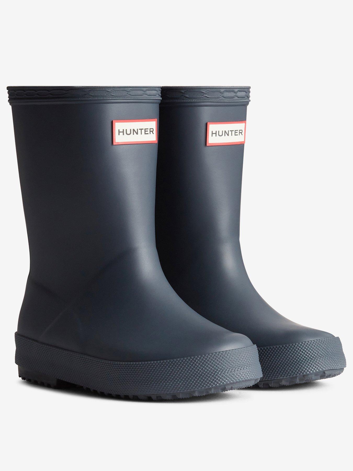Image 2 of 4 of Hunter Kids First Matte Wellington Boot - Navy