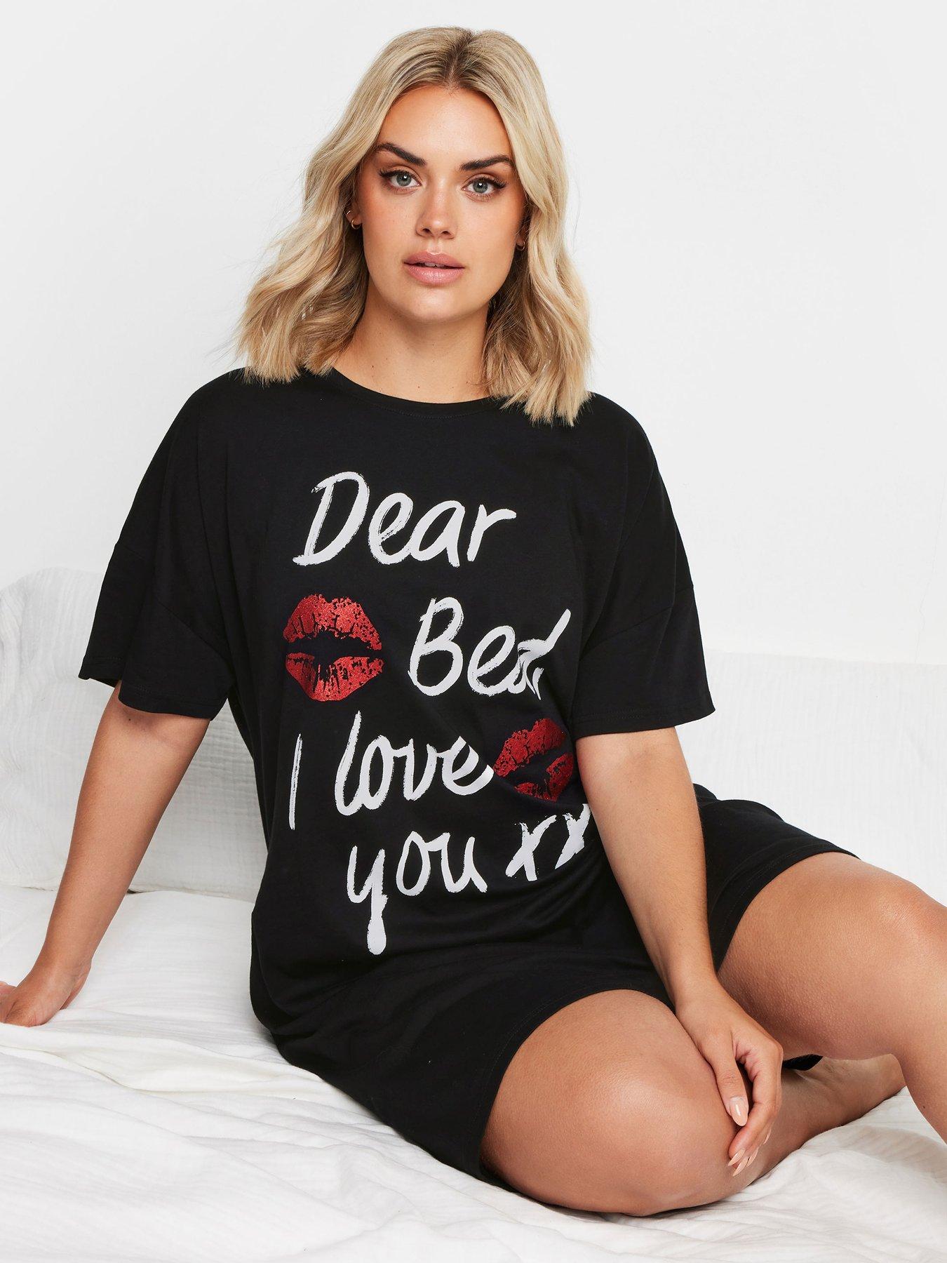 undefined Curve Dear Bed Sleeptee - Black