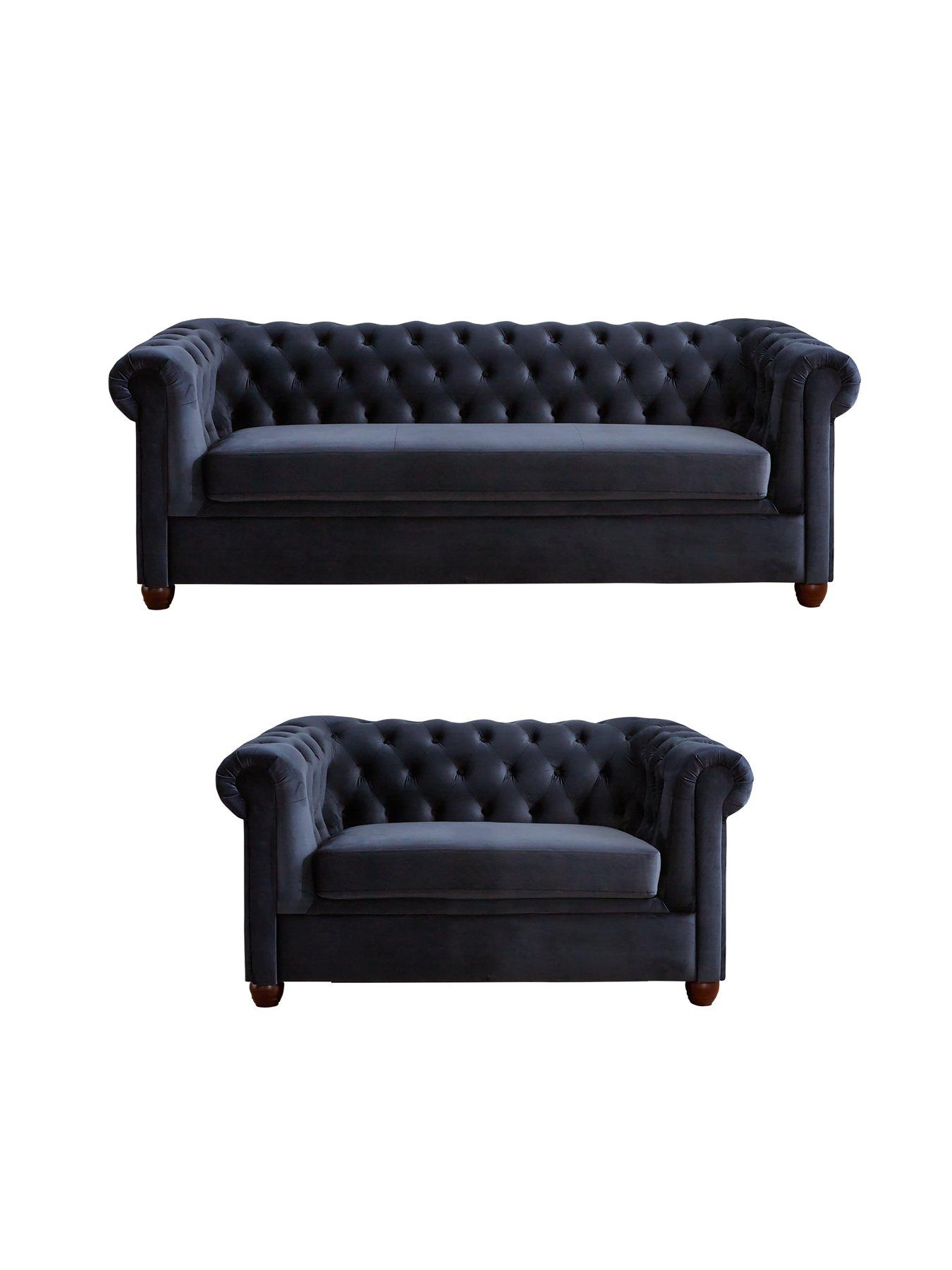 The Very Collection Chester Fabric 3 Seater + 2 Seater Sofa Set (Buy  &  SAVE!) - FSC Certified
