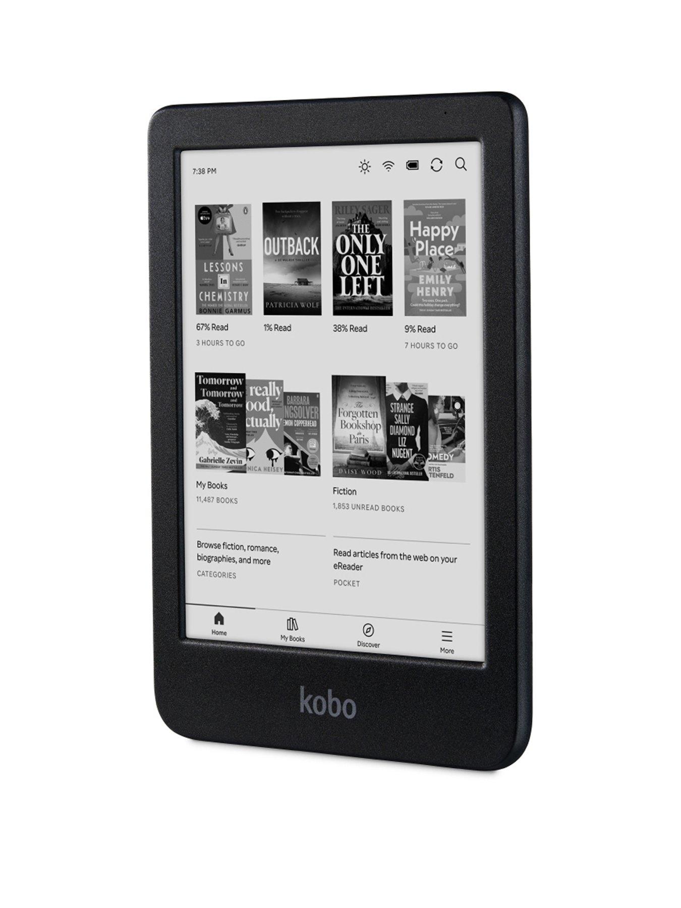  image of kobo-clara-bw-6-inch-ereader-e-ink-carta-1300-hd-display-comfortlight-pro-waterproof
