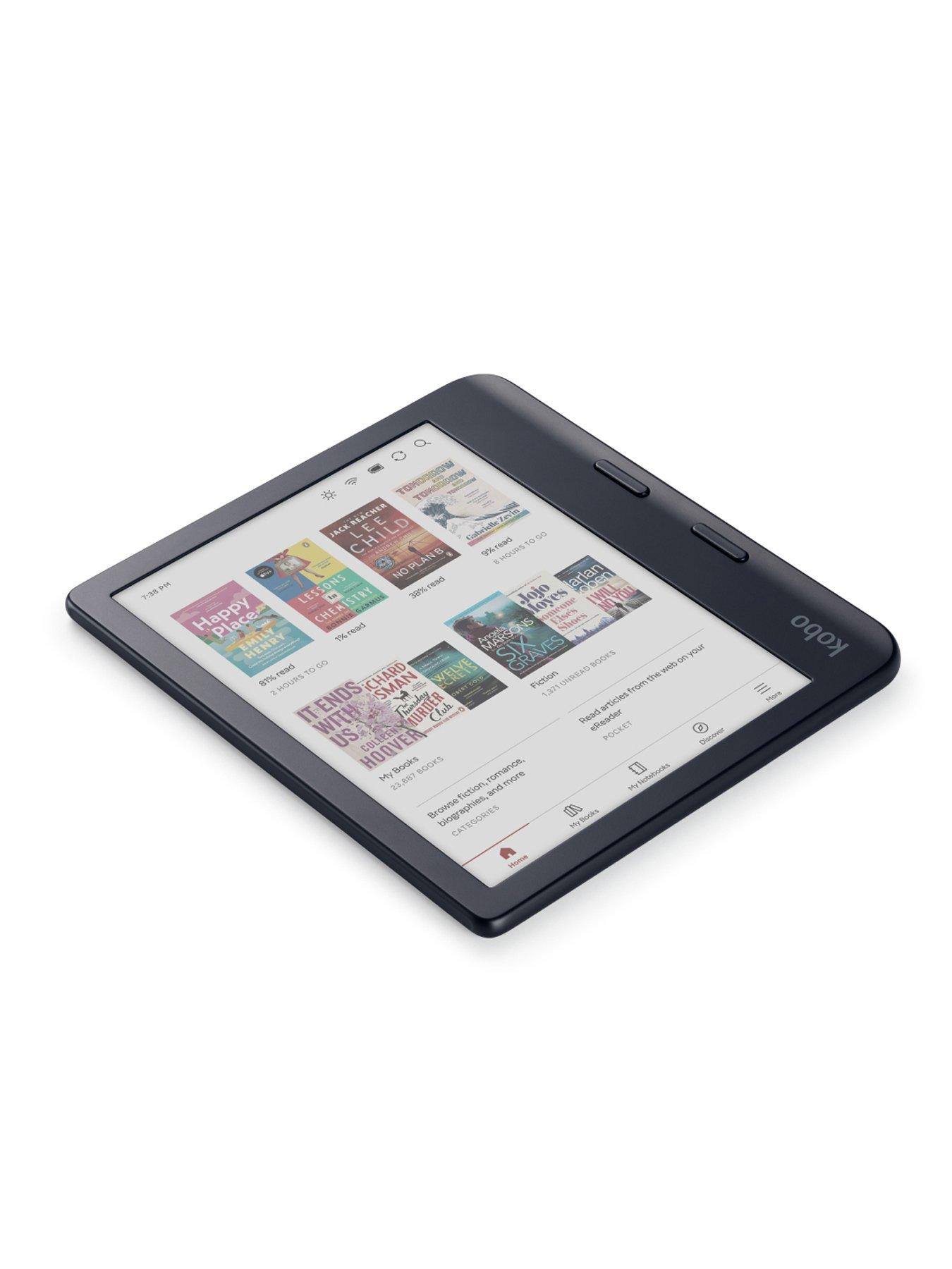  image of kobo-libra-colournbsp7-inch-ereader--nbspe-ink-kaleido-3-colour-display-kobo-stylus-2-compatibility-waterproof-black
