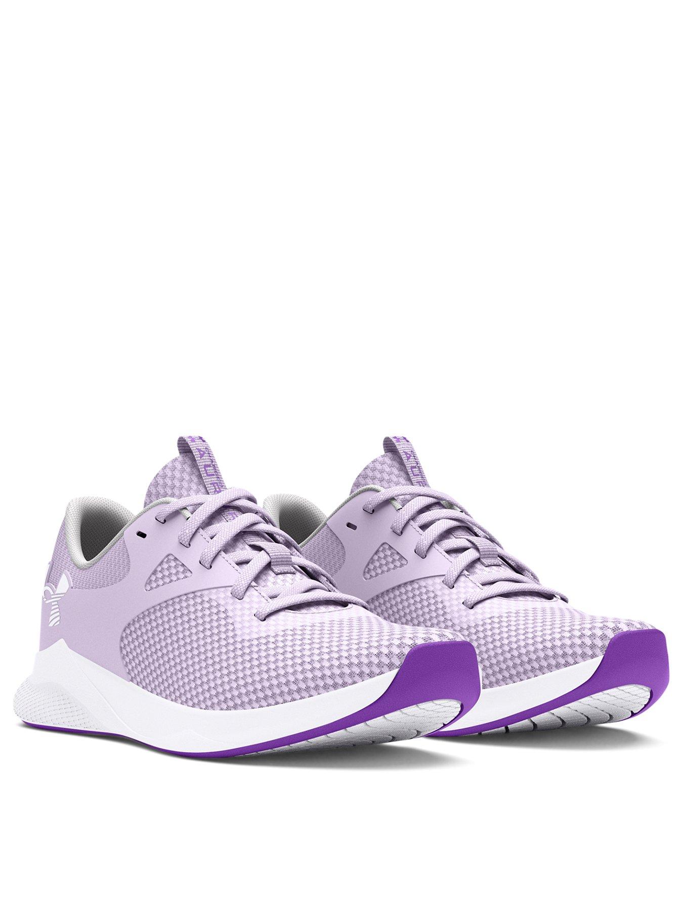  image of under-armour-womens-training-charged-aurora-2-trainers-purple