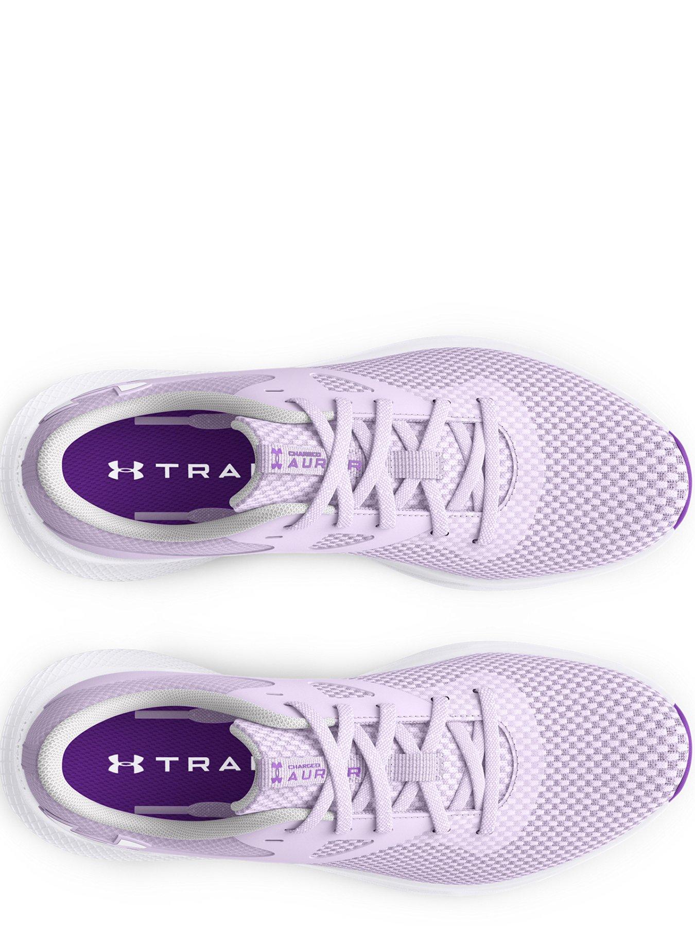  image of under-armour-womens-training-charged-aurora-2-trainers-purple