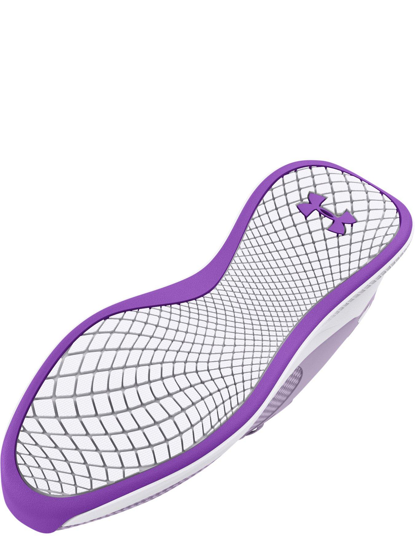  image of under-armour-womens-training-charged-aurora-2-trainers-purple