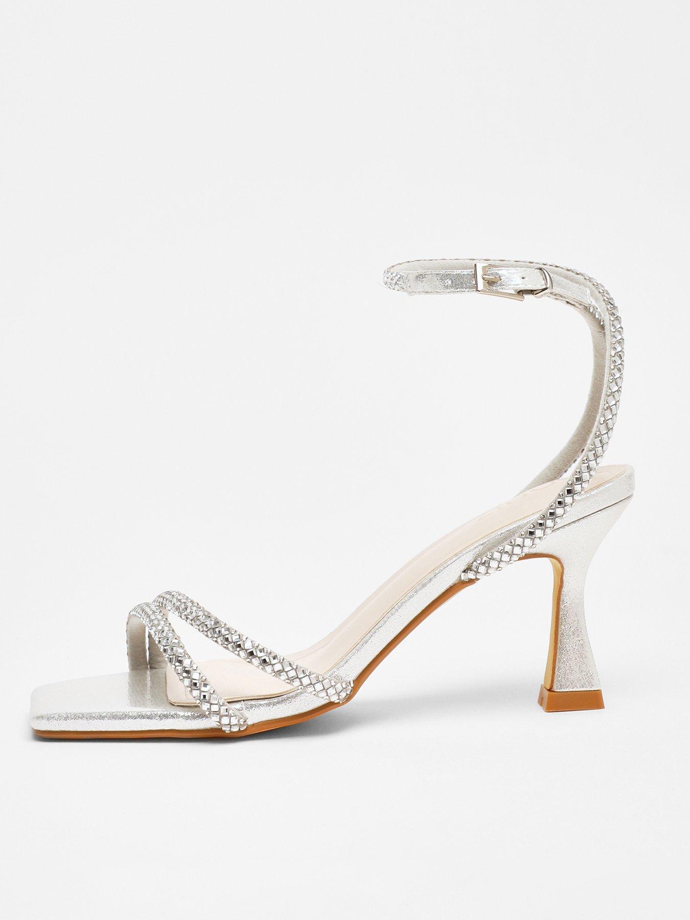 quiz-silver-diamante-asymmetric-heeled-sandals